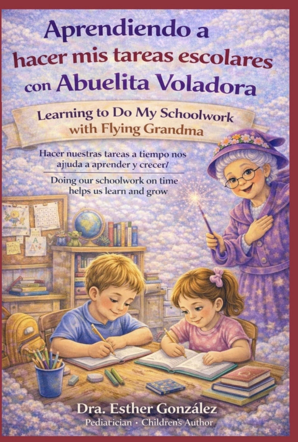 Aprendiendo a hacer mis tareas escolares con la Abuelita Voladora - Learning to Do My Schoolwork with Flying Grandma